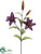 Tiger Lily Spray - Purple Dark - Pack of 12