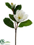 Silk Plants Direct Magnolia Spray - White - Pack of 12