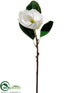 Silk Plants Direct Magnolia Spray - White - Pack of 12