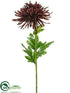 Silk Plants Direct Spider Mum Spray - Rust Gold - Pack of 12