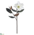 Silk Plants Direct Magnolia Spray - White - Pack of 6