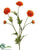 Pompon Mum Spray - Orange - Pack of 12