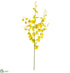 Silk Plants Direct Oncidium Orchid Spray - Yellow - Pack of 12