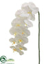 Silk Plants Direct Phalaenopsis Orchid Spray - White - Pack of 12