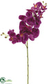 Silk Plants Direct Phalaenopsis Orchid Spray - Violet - Pack of 12