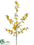 Silk Plants Direct Oncidium Orchid Spray - Yellow - Pack of 12