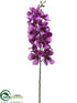 Silk Plants Direct Vanda Orchid Spray - Purple - Pack of 12