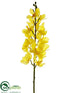 Silk Plants Direct Vanda Orchid Spray - Yellow - Pack of 12