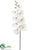 Silk Plants Direct Phalaenopsis Orchid Spray - White - Pack of 6