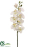 Silk Plants Direct Phalaenopsis Orchid Spray - White - Pack of 12