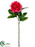 Silk Plants Direct Peony Spray - Cerise - Pack of 12