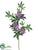 Passion Flower Spray - Purple - Pack of 12