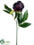 Peony Bud Spray - Eggplant - Pack of 12