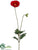 Poppy Spray - Red - Pack of 12