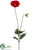 Poppy Spray - Red - Pack of 12