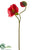 Poppy Spray - Red - Pack of 12