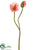 Silk Plants Direct Poppy Spray - Red - Pack of 12