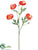 Poppy Spray - Orange - Pack of 36