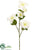 Silk Plants Direct Petunia Spray - White - Pack of 12