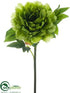 Silk Plants Direct Peony Spray - Green - Pack of 12