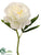 Peony Spray - Ivory - Pack of 12