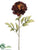 Silk Plants Direct Peony Spray - Amber - Pack of 12