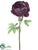 Silk Plants Direct Peony Spray - Plum - Pack of 6