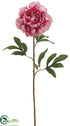 Silk Plants Direct Peony Spray - Pink - Pack of 12