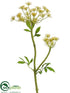 Silk Plants Direct Queen Anne's Lace Spray - Yellow - Pack of 12