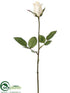 Silk Plants Direct Rose Bud Spray - Cream - Pack of 12