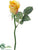 Rose Bud Spray - Yellow Soft - Pack of 24