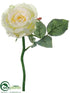 Silk Plants Direct Rose Spray - White Cream - Pack of 24