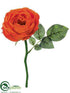 Silk Plants Direct Rose Spray - Orange - Pack of 24