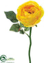 Silk Plants Direct Rose Spray - Yellow Soft - Pack of 24