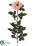 Silk Plants Direct Rose Spray - Peach Cream - Pack of 12