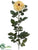 Rose Spray - Yellow - Pack of 12