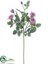 Silk Plants Direct Rose Spray - Lavender - Pack of 12