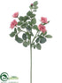 Silk Plants Direct Rose Spray - Pink Soft - Pack of 12