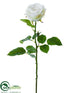 Silk Plants Direct Rose Spray - White - Pack of 12