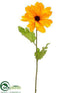 Silk Plants Direct Rudbeckia Spray - Yellow - Pack of 12