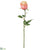 Rose Bud Spray - Pink - Pack of 12