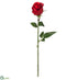 Silk Plants Direct Rose Bud Spray - Red - Pack of 12