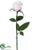 Rose Bud Spray - White - Pack of 12