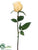 Rose Bud Spray - Yellow Pastel - Pack of 12