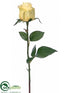 Silk Plants Direct Rose Bud Spray - Yellow - Pack of 12