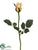 Rose Bud Spray - Yellow - Pack of 12