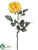 Silk Plants Direct Cabbage Rose Spray - Yellow - Pack of 12