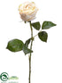 Silk Plants Direct Rose Bud Spray - Beige - Pack of 12