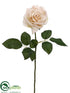 Silk Plants Direct Rose Spray - Beige - Pack of 12