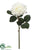 Rose Spray - White - Pack of 24